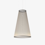 Ceiling Pendant Light | Mesh Aluminum Shade & Integrated Warm LED
