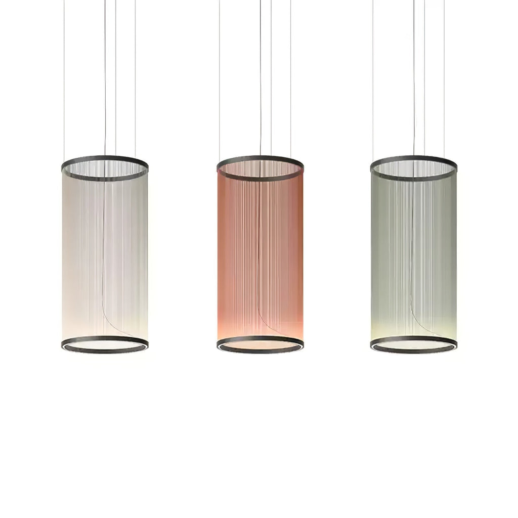 Ceiling Pendant Light | Mesh Aluminum Shade & Integrated Warm LED