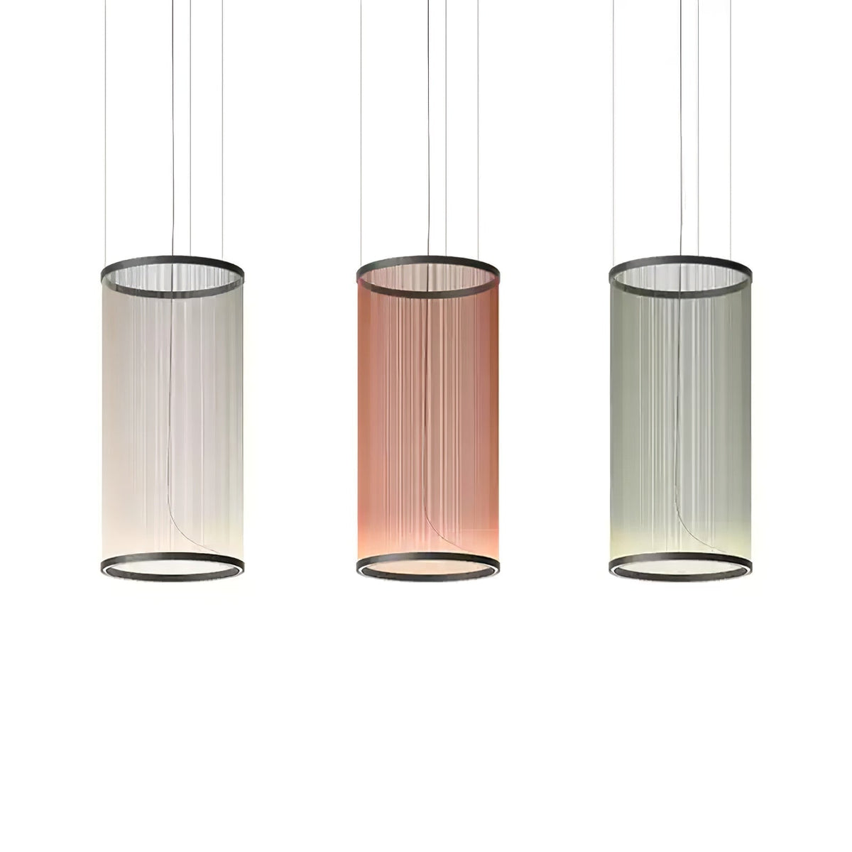 Ceiling Pendant Light | Mesh Aluminum Shade & Integrated Warm LED