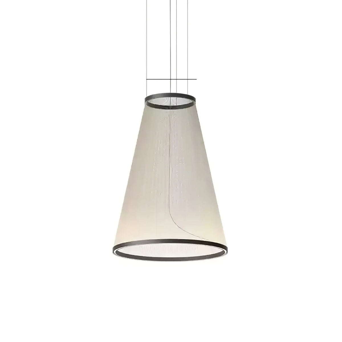 Ceiling Pendant Light | Mesh Aluminum Shade & Integrated Warm LED