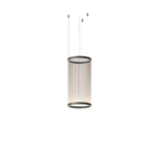 Ceiling Pendant Light | Mesh Aluminum Shade & Integrated Warm LED
