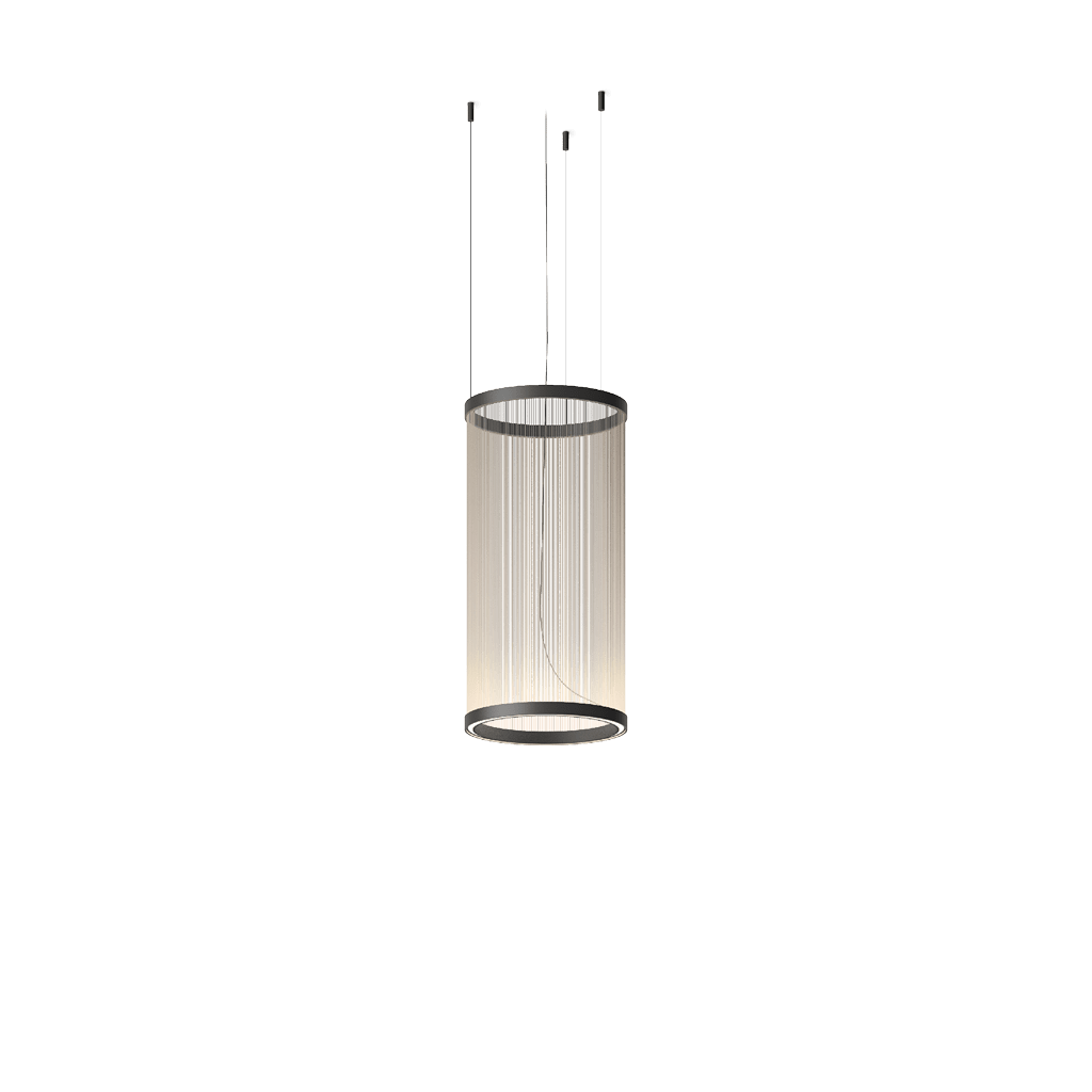 Ceiling Pendant Light | Mesh Aluminum Shade & Integrated Warm LED