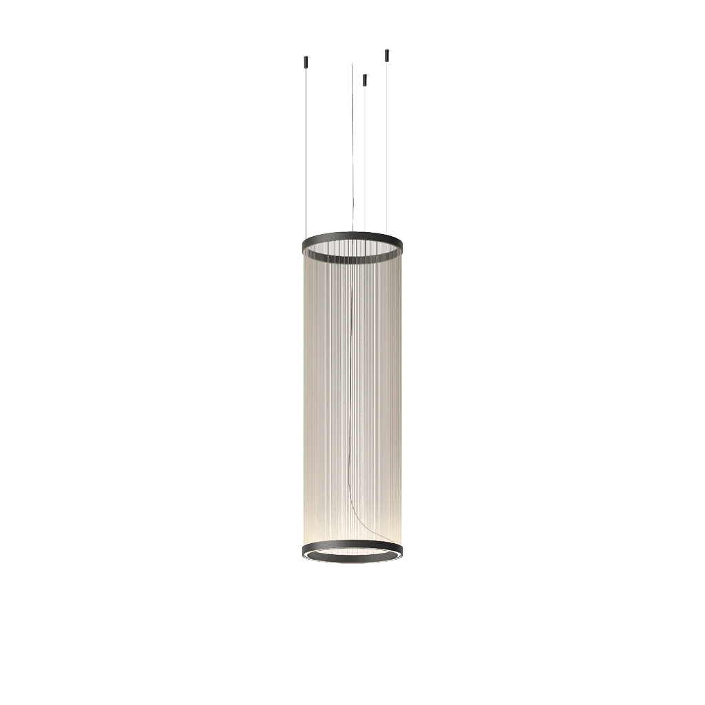 Ceiling Pendant Light | Mesh Aluminum Shade & Integrated Warm LED
