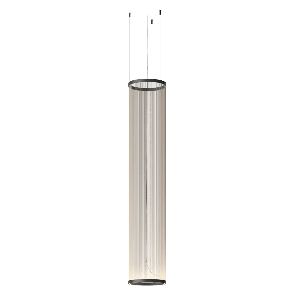 Ceiling Pendant Light | Mesh Aluminum Shade & Integrated Warm LED