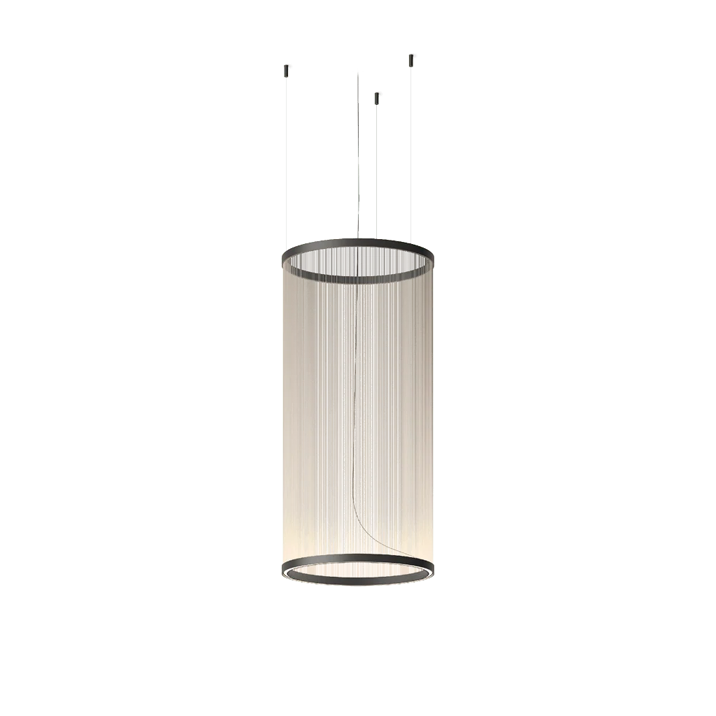 Ceiling Pendant Light | Mesh Aluminum Shade & Integrated Warm LED