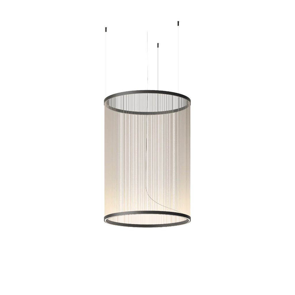 Ceiling Pendant Light | Mesh Aluminum Shade & Integrated Warm LED