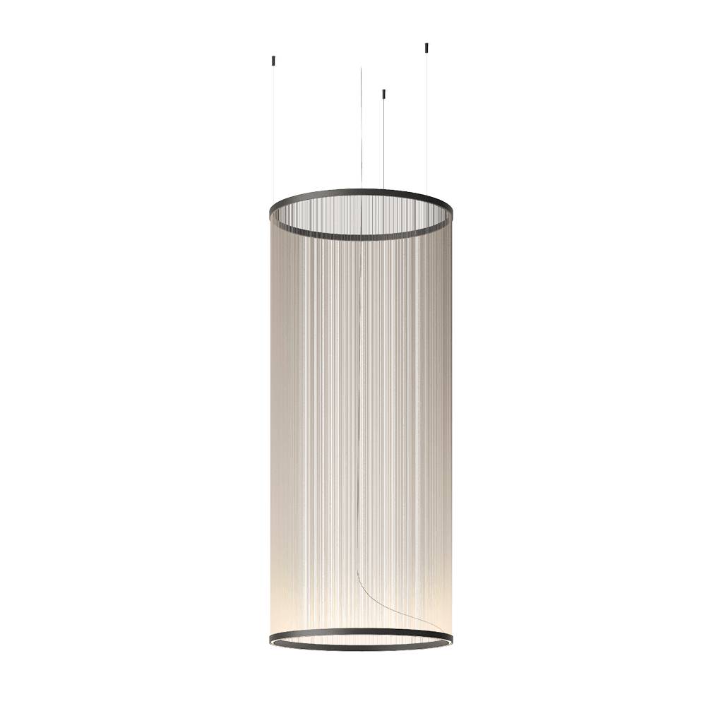 Ceiling Pendant Light | Mesh Aluminum Shade & Integrated Warm LED