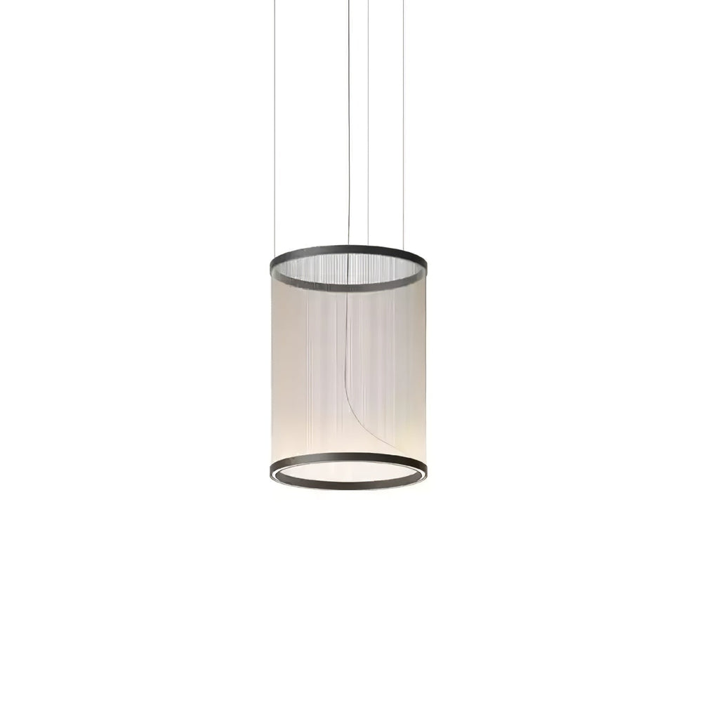 Ceiling Pendant Light | Mesh Aluminum Shade & Integrated Warm LED