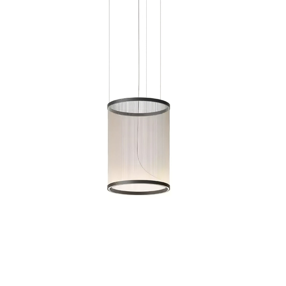 Ceiling Pendant Light | Mesh Aluminum Shade & Integrated Warm LED