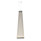 Ceiling Pendant Light | Mesh Aluminum Shade & Integrated Warm LED