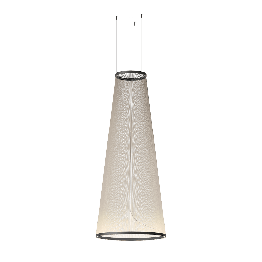 Ceiling Pendant Light | Mesh Aluminum Shade & Integrated Warm LED