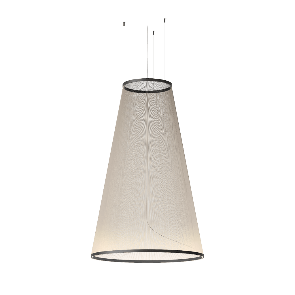 Ceiling Pendant Light | Mesh Aluminum Shade & Integrated Warm LED