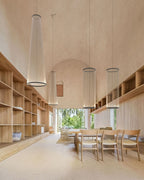 Ceiling Pendant Light | Mesh Aluminum Shade & Integrated Warm LED
