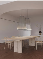 Ceiling Pendant Light | Mesh Aluminum Shade & Integrated Warm LED