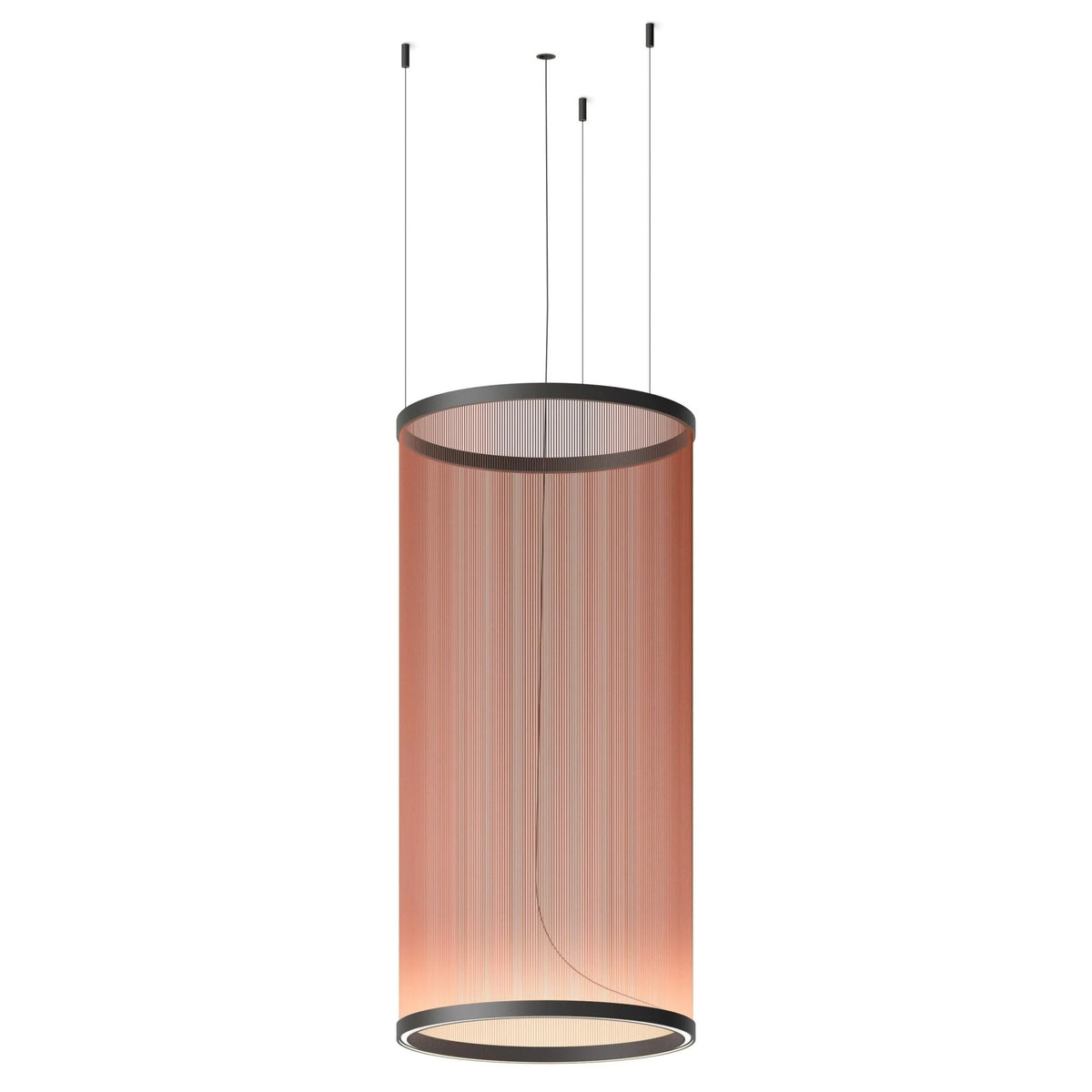 Ceiling Pendant Light | Mesh Aluminum Shade & Integrated Warm LED