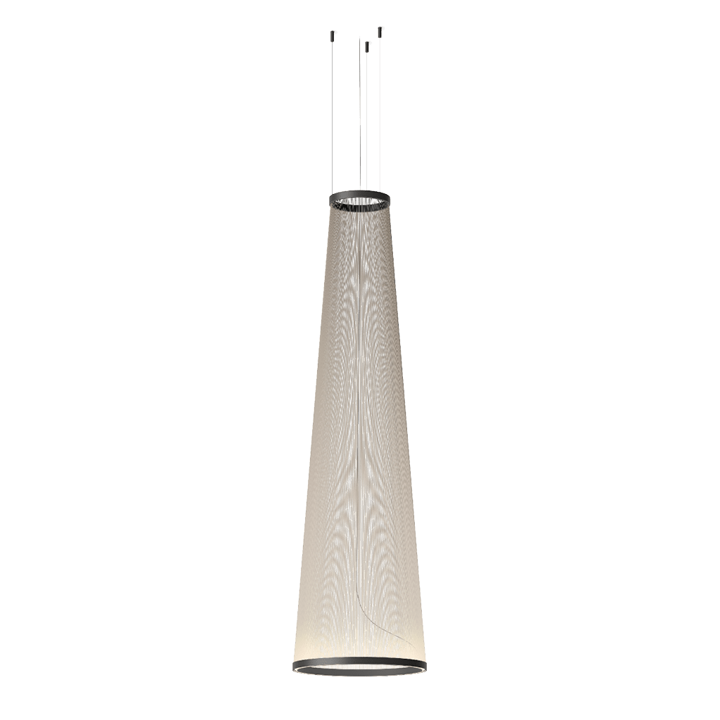 Ceiling Pendant Light | Mesh Aluminum Shade & Integrated Warm LED