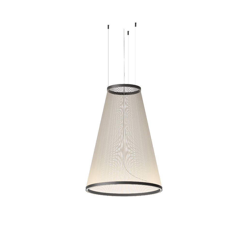 Ceiling Pendant Light | Mesh Aluminum Shade & Integrated Warm LED