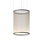 Ceiling Pendant Light | Mesh Aluminum Shade & Integrated Warm LED