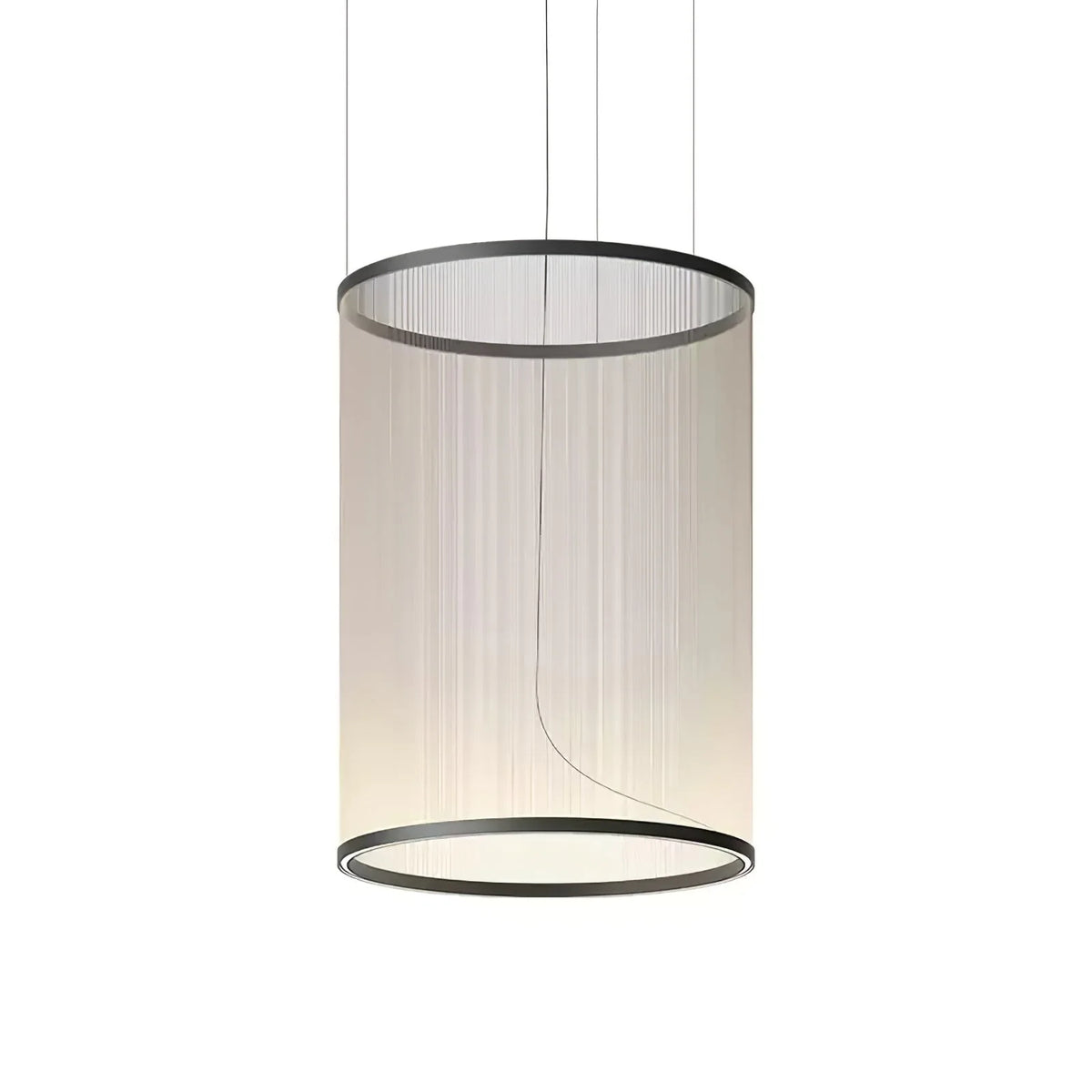 Ceiling Pendant Light | Mesh Aluminum Shade & Integrated Warm LED