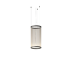 Ceiling Pendant Light | Mesh Aluminum Shade & Integrated Warm LED