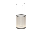 Ceiling Pendant Light | Mesh Aluminum Shade & Integrated Warm LED