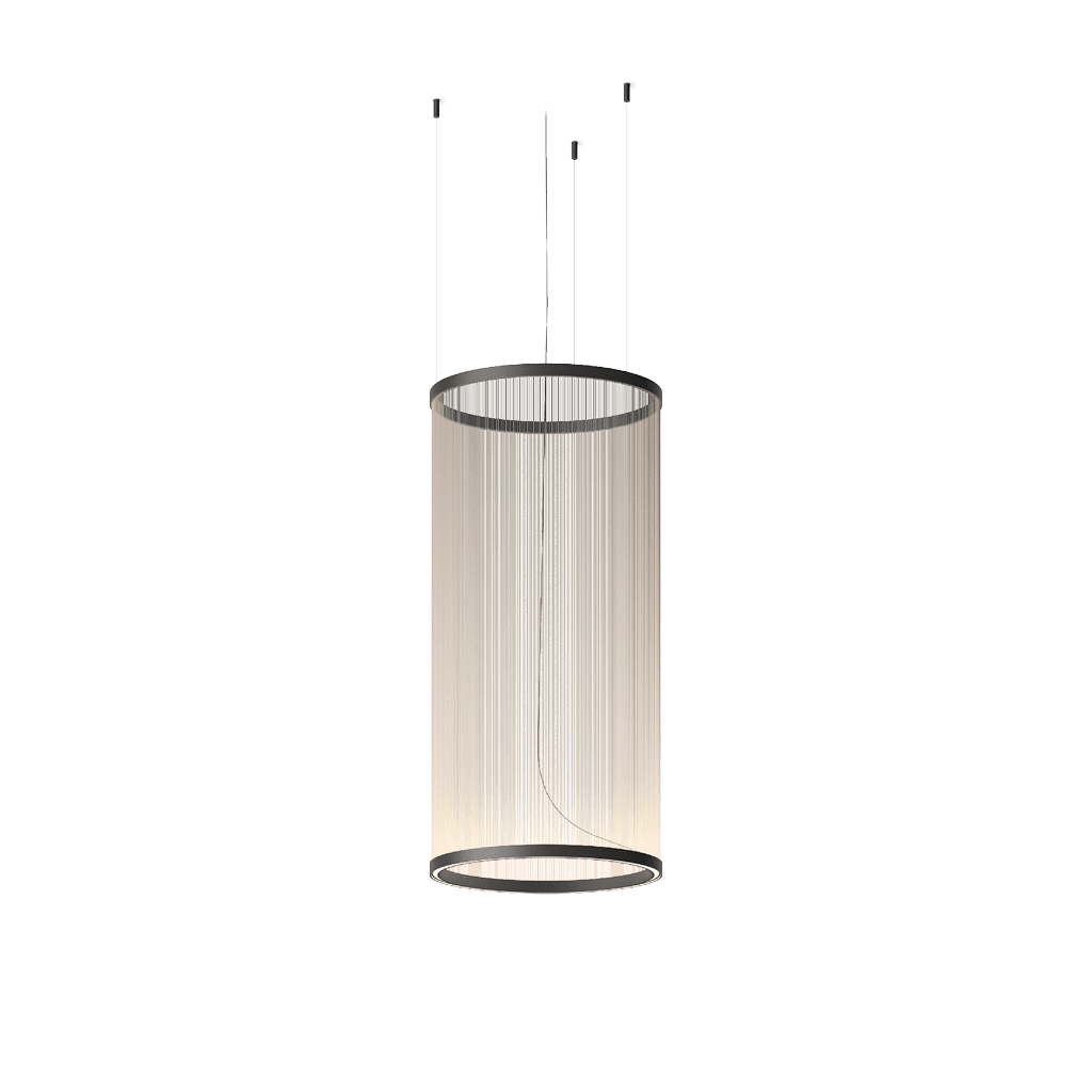 Ceiling Pendant Light | Mesh Aluminum Shade & Integrated Warm LED