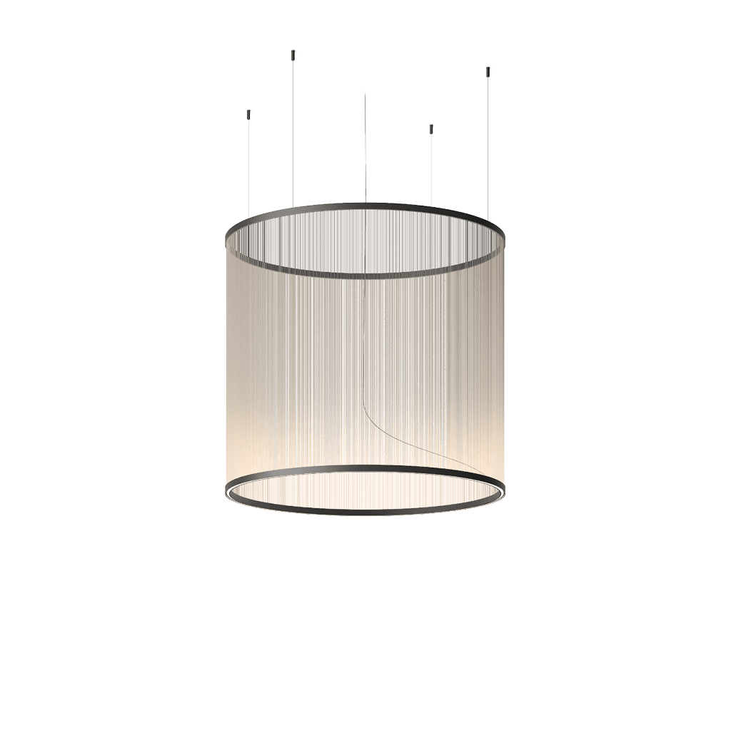 Ceiling Pendant Light | Mesh Aluminum Shade & Integrated Warm LED