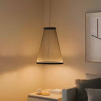 Ceiling Pendant Light | Mesh Aluminum Shade & Integrated Warm LED
