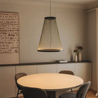 Ceiling Pendant Light | Mesh Aluminum Shade & Integrated Warm LED