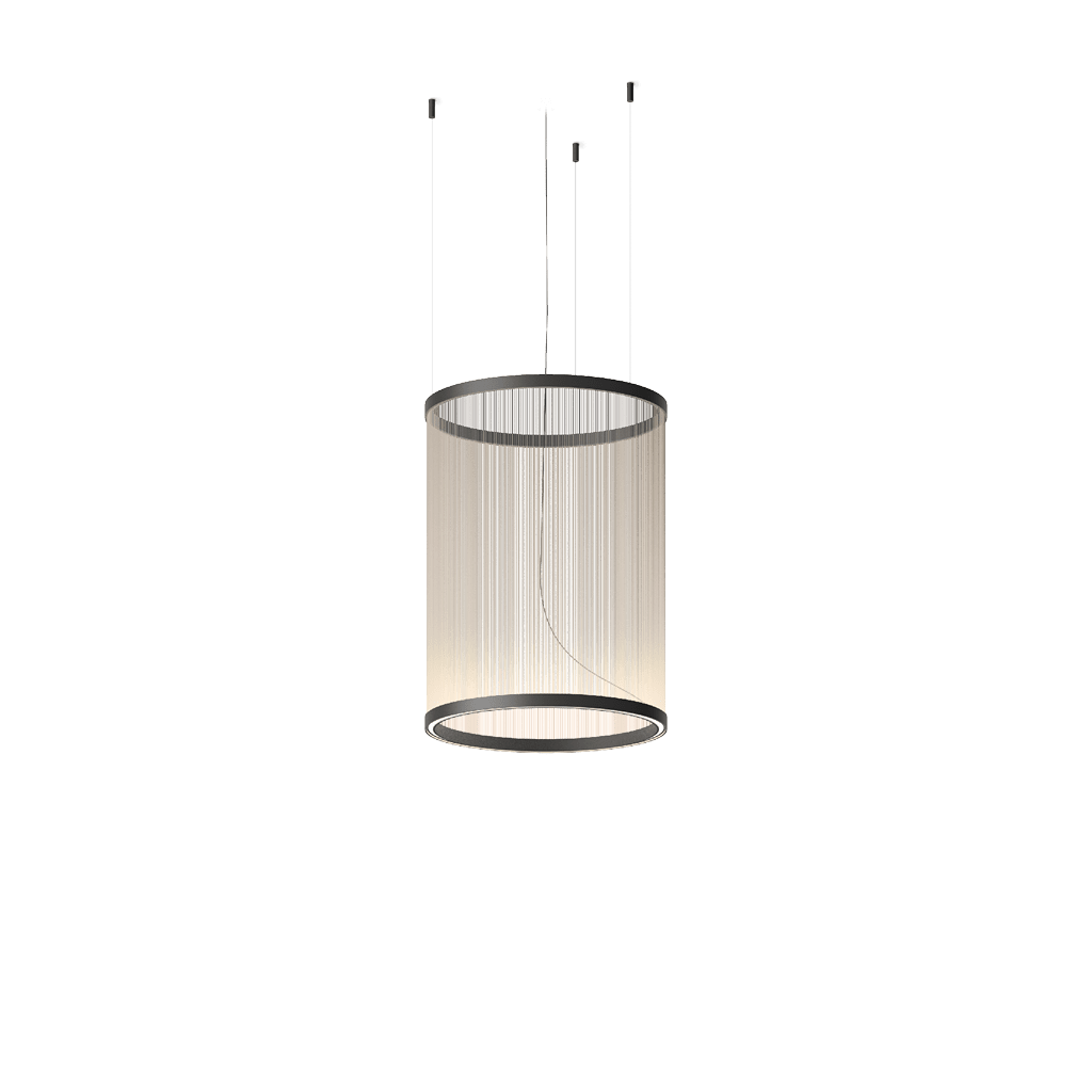 Ceiling Pendant Light | Mesh Aluminum Shade & Integrated Warm LED