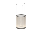 Ceiling Pendant Light | Mesh Aluminum Shade & Integrated Warm LED