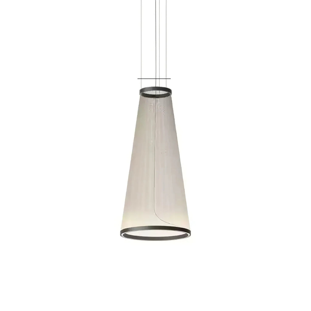 Ceiling Pendant Light | Mesh Aluminum Shade & Integrated Warm LED