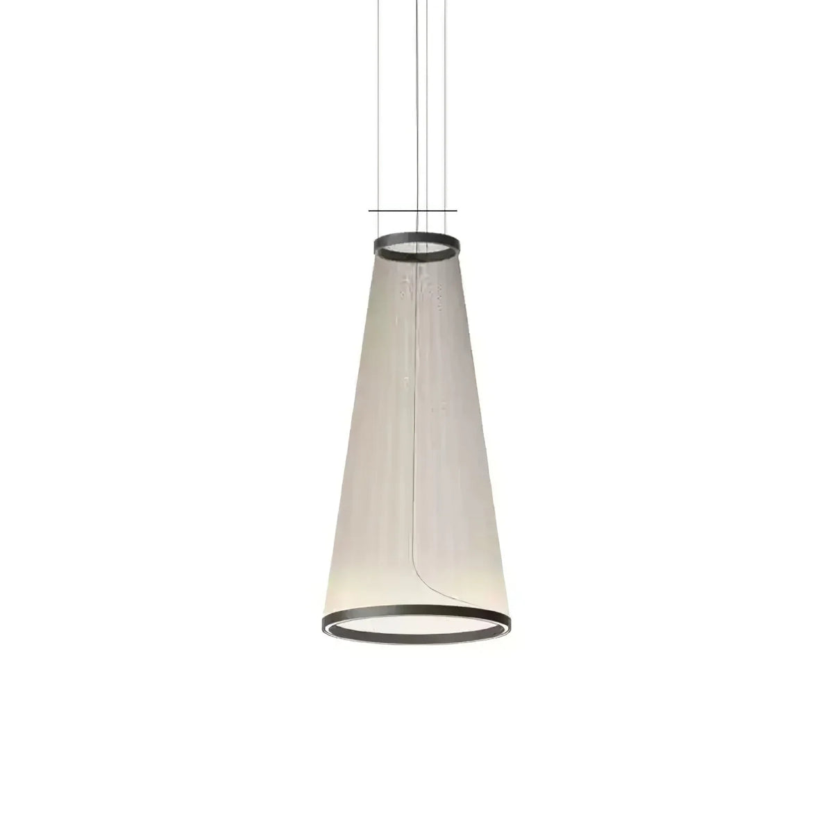 Ceiling Pendant Light | Mesh Aluminum Shade & Integrated Warm LED