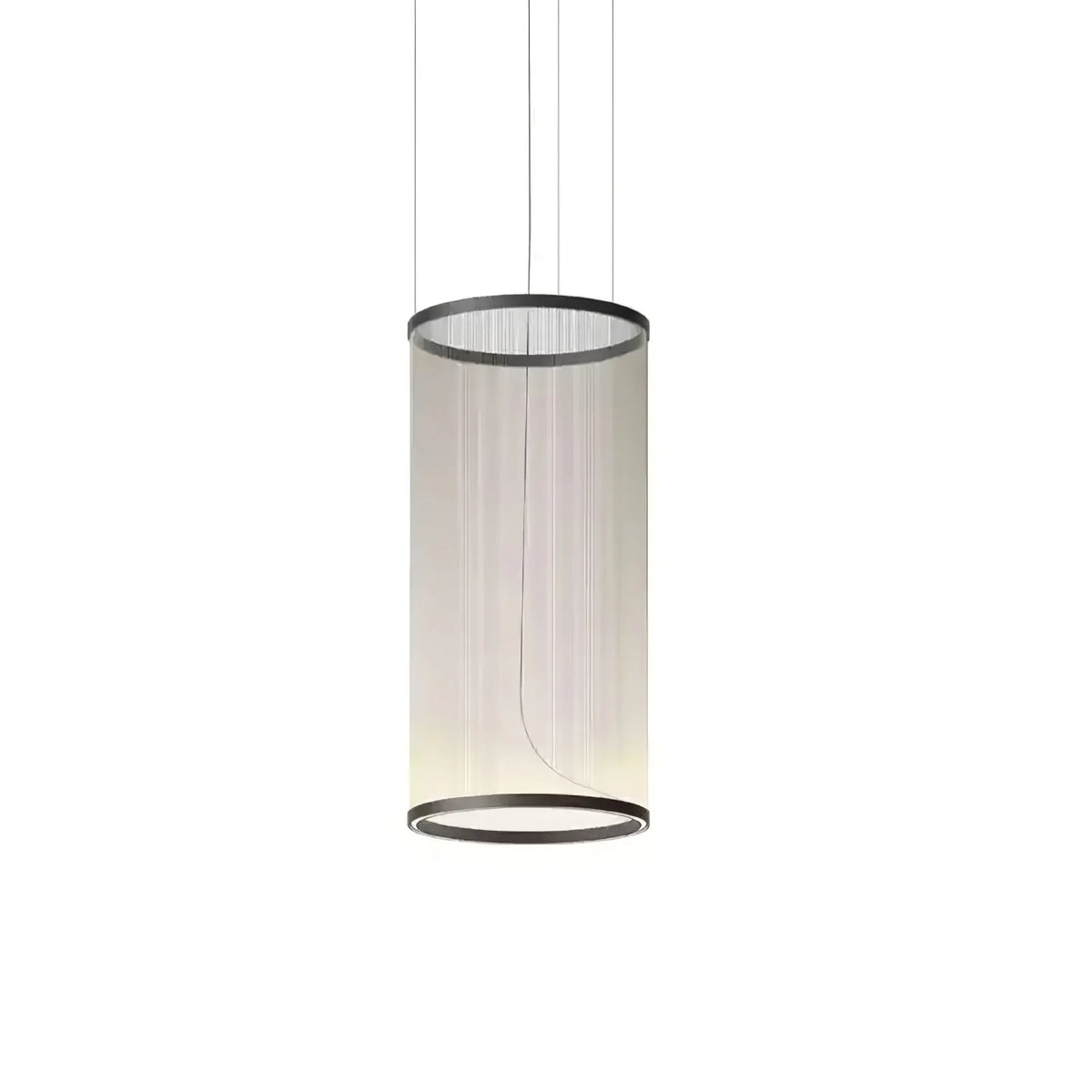 Ceiling Pendant Light | Mesh Aluminum Shade & Integrated Warm LED
