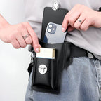 Cell Phone Holster | Slim PU Belt Clip & Pocket