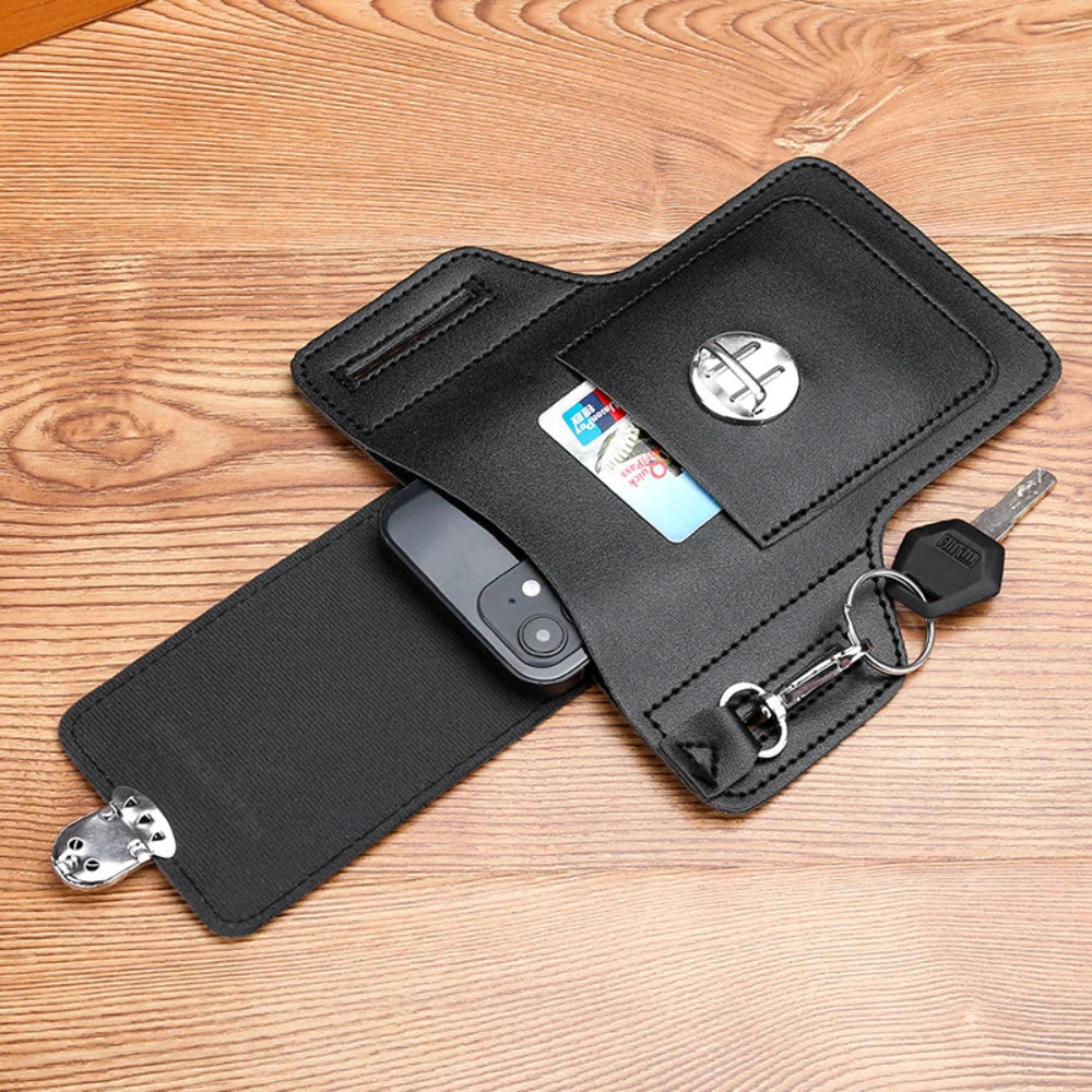 Cell Phone Holster | Slim PU Belt Clip & Pocket