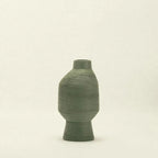 Ceramic Vase | Organic Sculptural Shape & Four Green Shades | Multiple Sizes