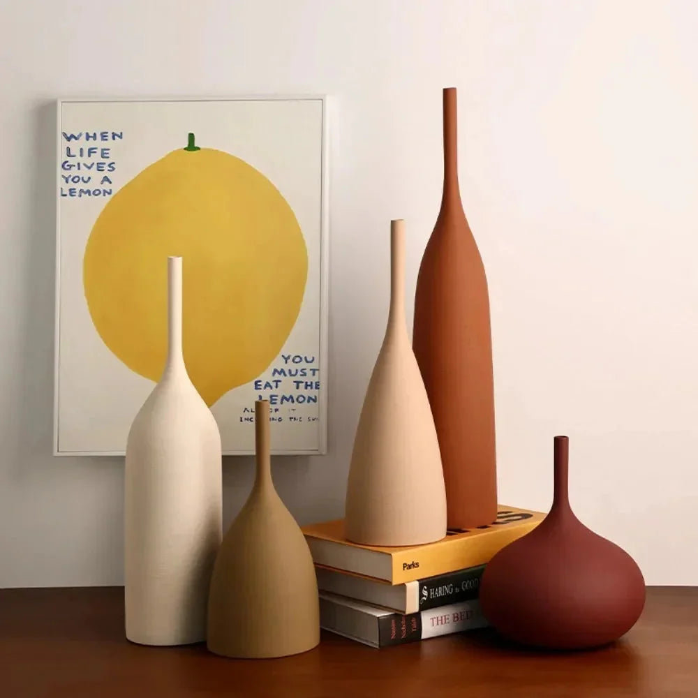 Ceramic Vase | Sculptural Minimalist Porcelain | Multiple Sizes