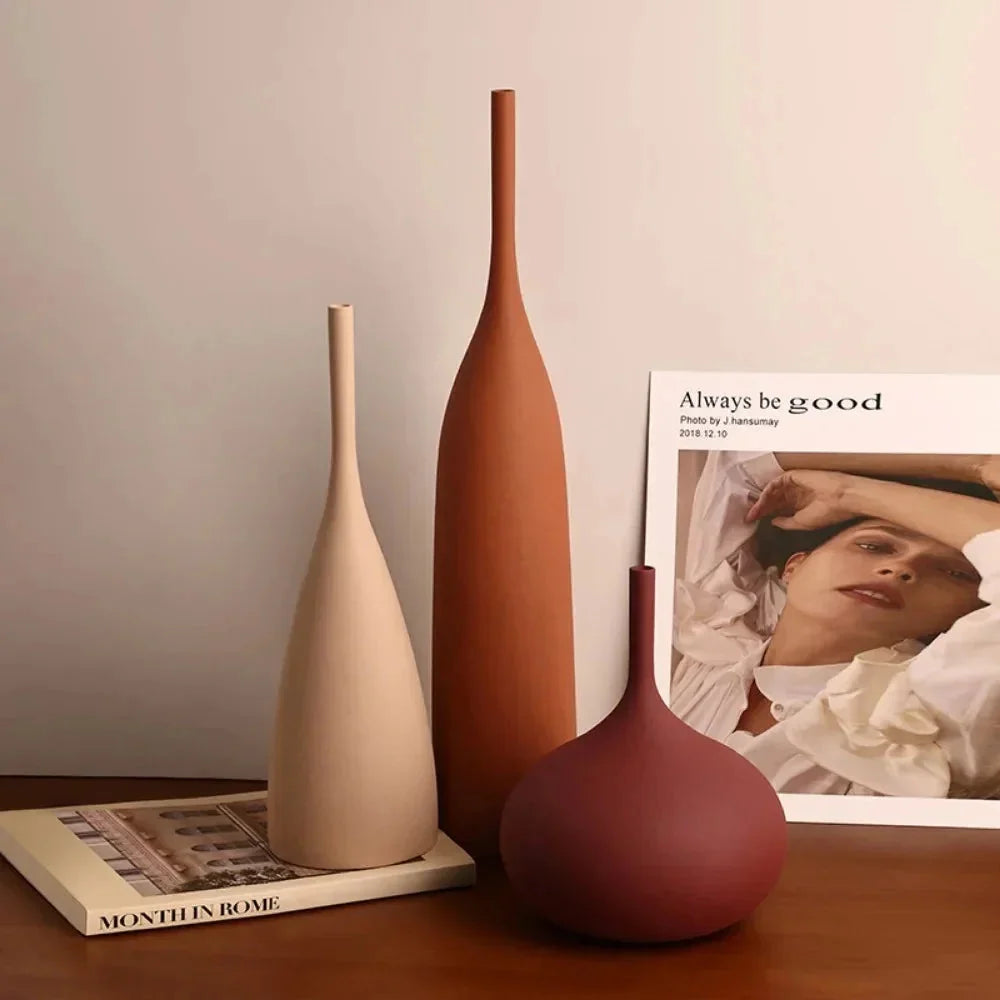 Ceramic Vase | Sculptural Minimalist Porcelain | Multiple Sizes