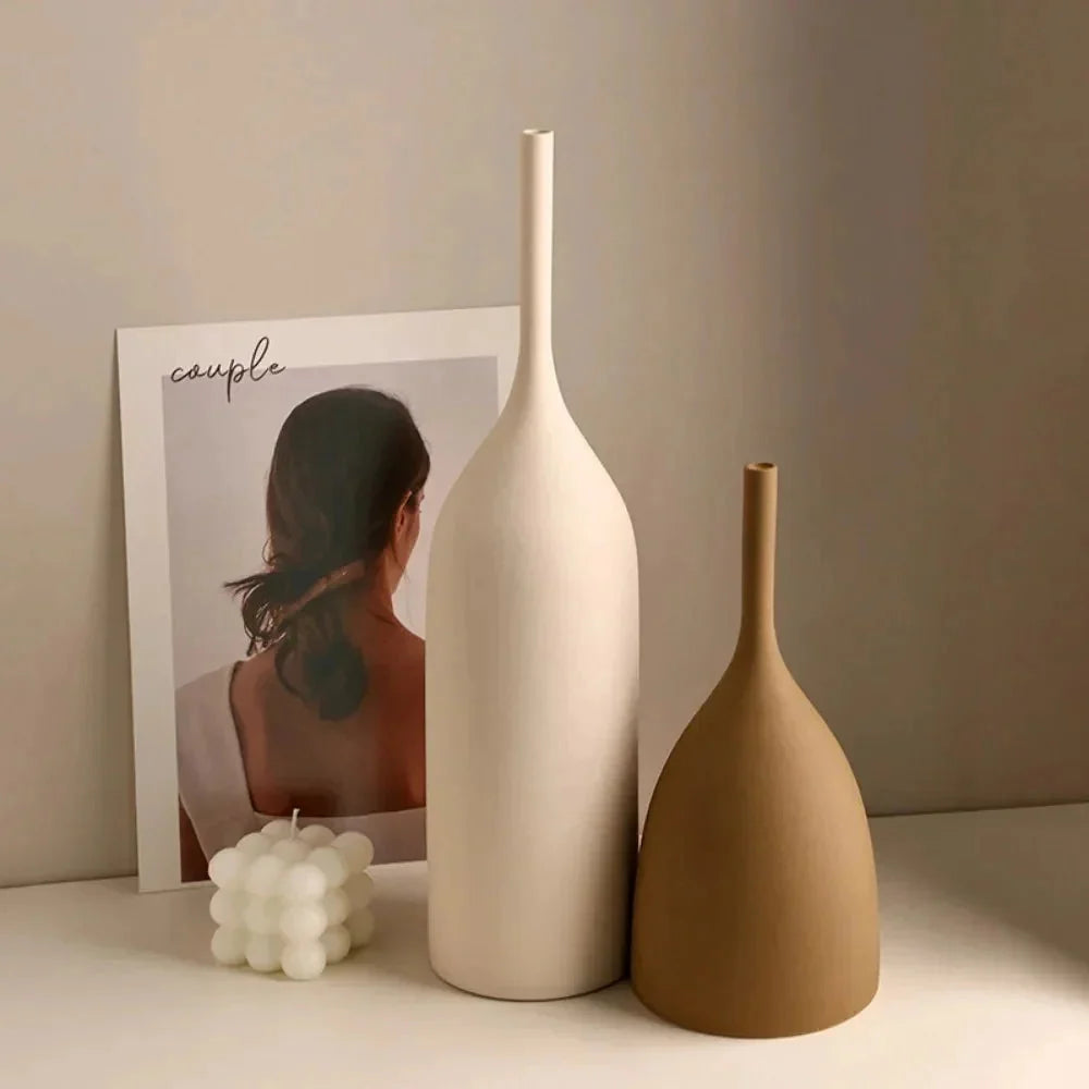 Ceramic Vase | Sculptural Minimalist Porcelain | Multiple Sizes
