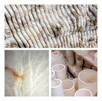 Chandelier | Alabaster & Brass Integrated LED & Damp-Rated
