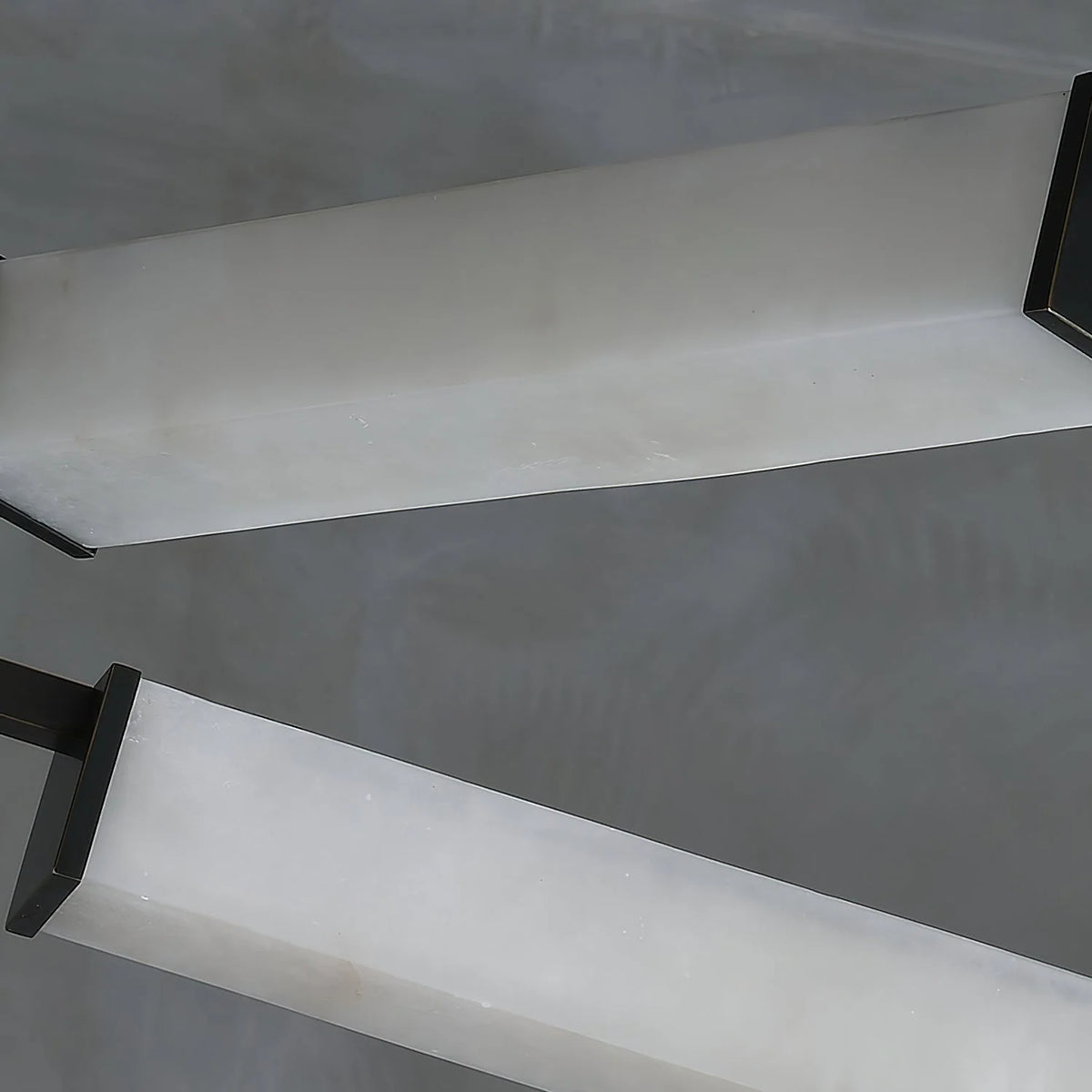 Chandelier | Brass & Alabaster | Integrated LED Lighting