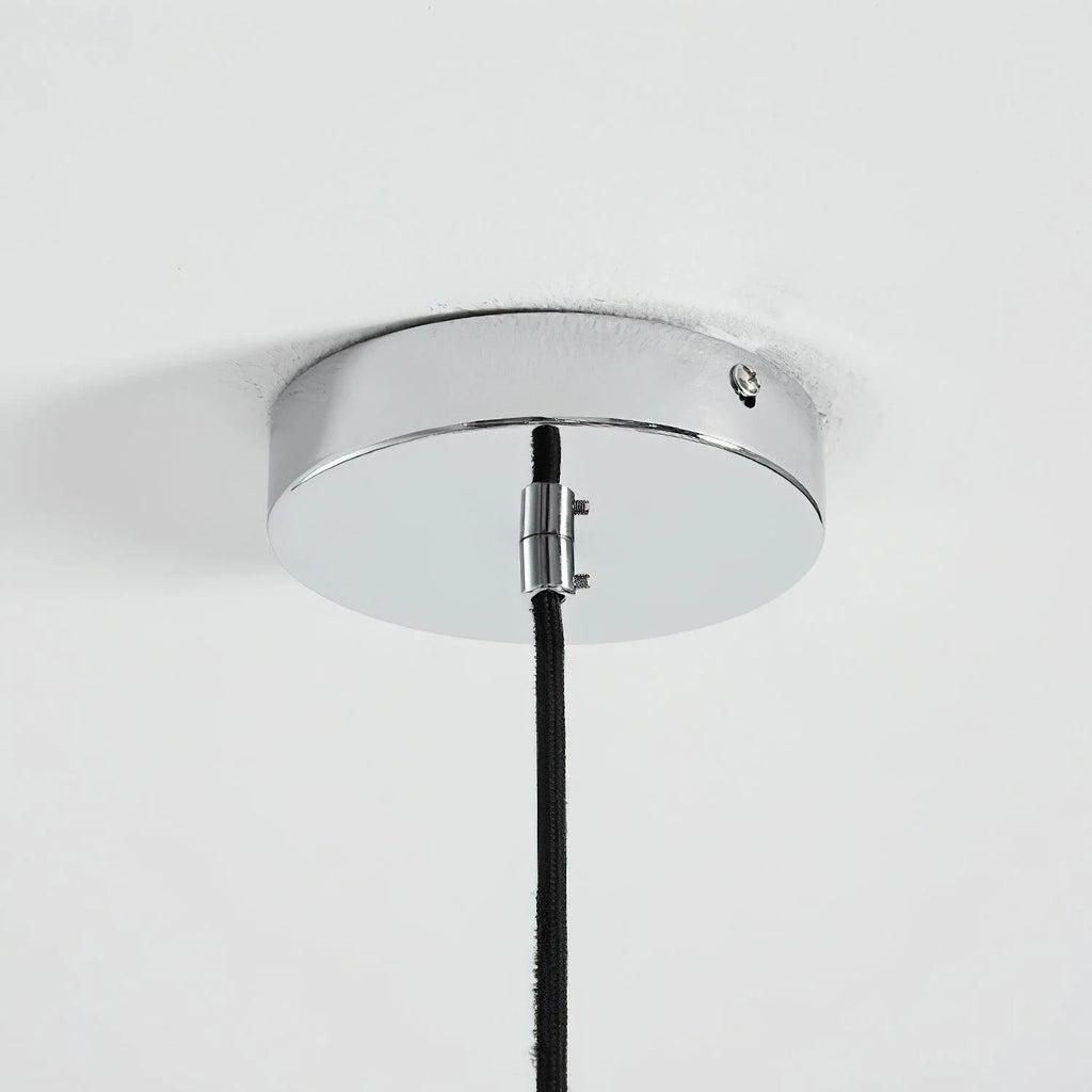 Chandelier | Floral Sputnik Design Metal & Glass | Adjustable Cord