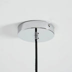 Chandelier | Floral Sputnik Design Metal & Glass | Adjustable Cord