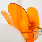 Chandelier | Floral Sputnik Design Metal & Glass | Adjustable Cord