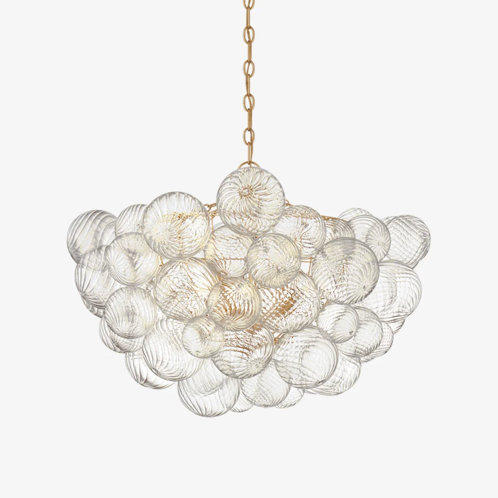 Chandelier | Glass Bubble Cluster & Gold Finish | Multiple Sizes
