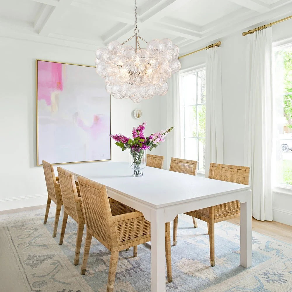 Chandelier | Glass Bubble Cluster & Gold Finish | Multiple Sizes
