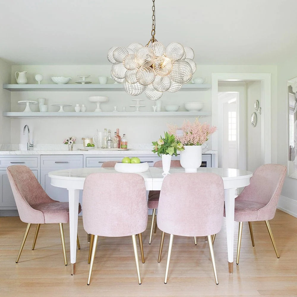 Chandelier | Glass Bubble Cluster & Gold Finish | Multiple Sizes