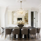 Chandelier | Glass Bubble Cluster & Gold Finish | Multiple Sizes