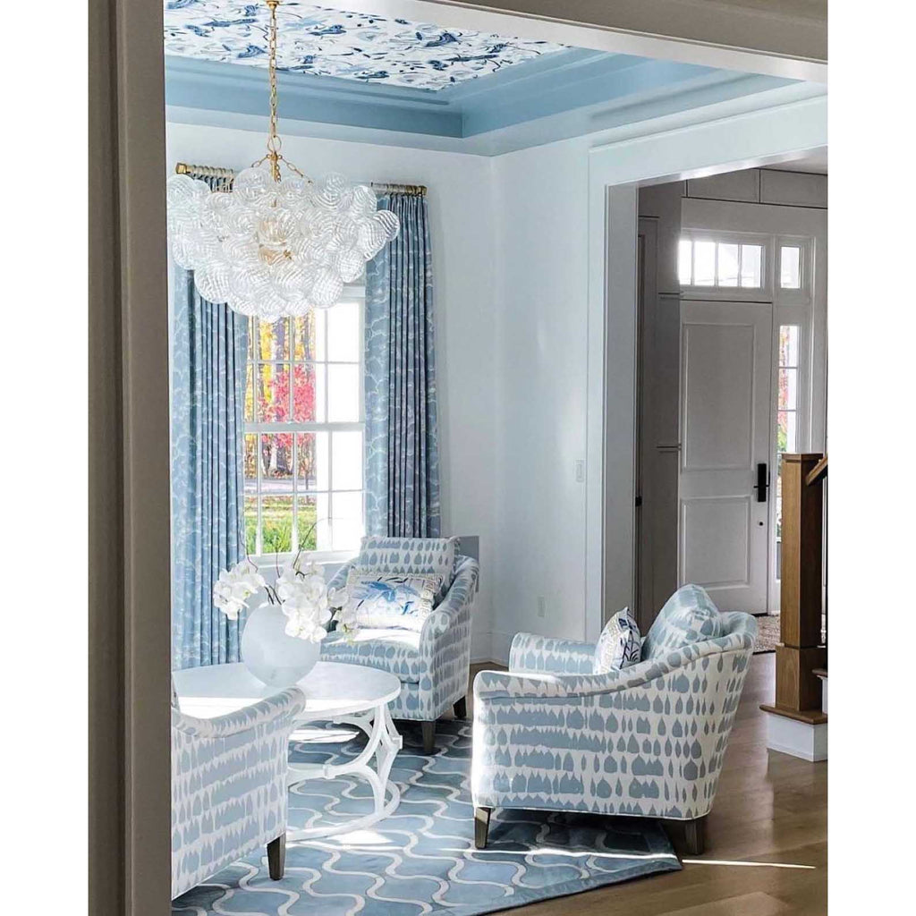 Chandelier | Glass Bubble Cluster & Gold Finish | Multiple Sizes